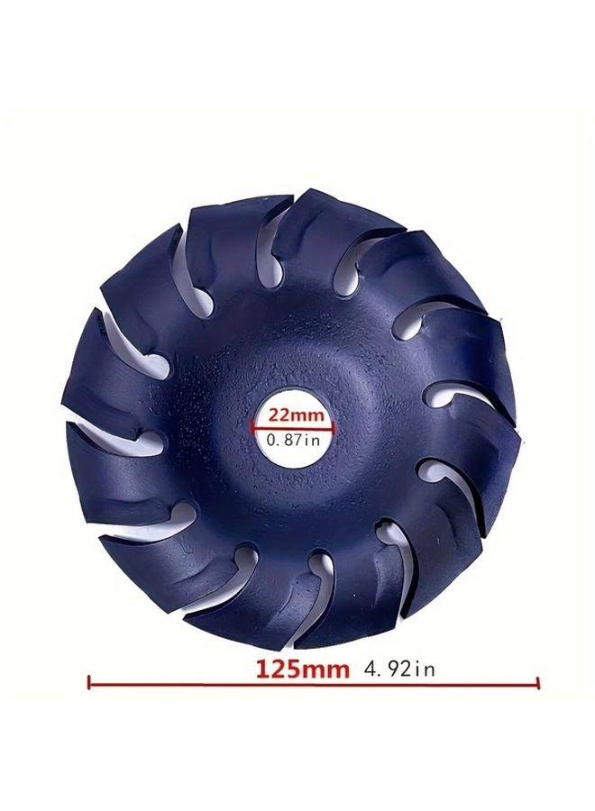 Deep Blue 125mm قرص سنفرة خشب عجلة طحن فولاذية للنحت والتلميع - Image 2